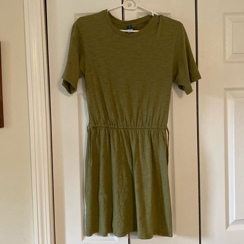 Old Navy Green Tshirt Dress Size XS Great Used Condition